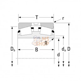 LM501334SD; TIMKEN; Bague intérieure roul. conique; pièce detachée