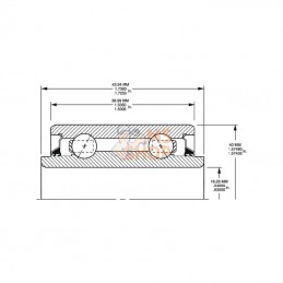 5203KYY2; TIMKEN; Roulement à billes; pièce detachée