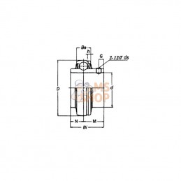 UC306; TIMKEN; Roulement; pièce detachée