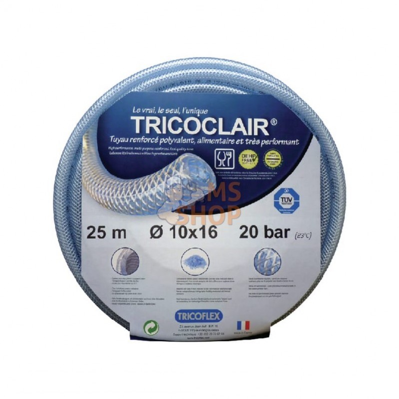 SL0501025; TRICOFLEX; Tuyau Tricoclair® AL 10mm; pièce detachée