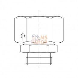 REDSD288L; VOSS; Adapteur mâle femelle 28L 8L; pièce detachée