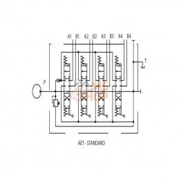 SD54003; WALVOIL; Distributeur monobloc; pièce detachée