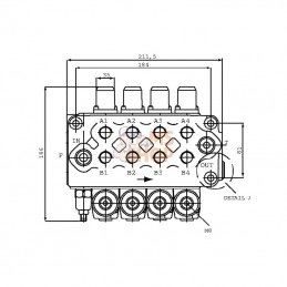 SD54003; WALVOIL; Distributeur monobloc; pièce detachée