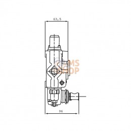 SD54003; WALVOIL; Distributeur monobloc; pièce detachée