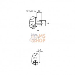 SD54003; WALVOIL; Distributeur monobloc; pièce detachée