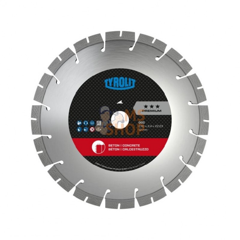 34468731; TYROLIT; Disque à tronçonner DCU Premium 125 mm; pièce detachée