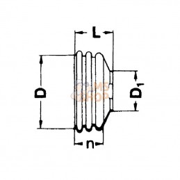 8525120; WALTERSCHEID; Capot conique-Sd25; pièce detachée