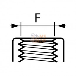 500014T; TEEJET; Porte-buses 1/4" simp réglable; pièce detachée