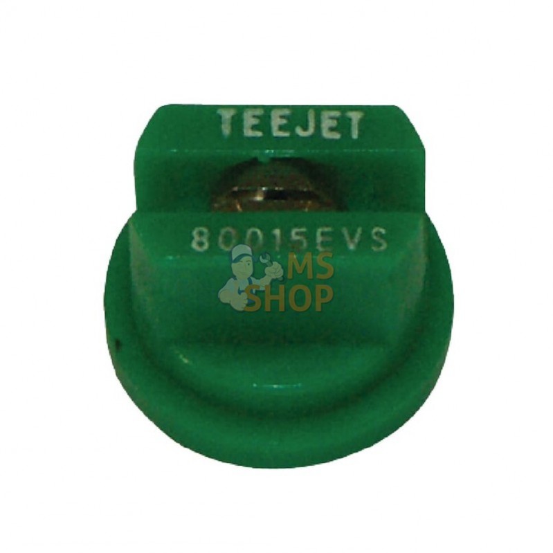 TP80015EVS; TEEJET; Buse de bordure TP 80° 015 vert acier inoxydable TeeJet; pièce detachée