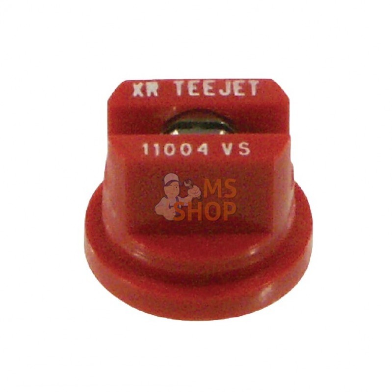 XR11004VS; TEEJET; Buse à jet plat XR 110° 4 rouge acier inoxydable TeeJet; pièce detachée