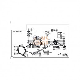 UD220200; UDOR; Pompe ZETA 260 TS 2C adaptable sur Vogel & Noot; pièce detachée