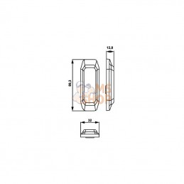 2XD014561401; HELLA; Kit feu de pénétration BST 3 LED sans support; pièce detachée