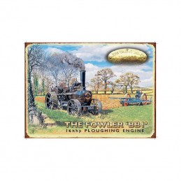 TTF9144; TRACTORFREAK; Plq. Fowler - The steam plough; pièce detachée