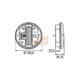 2SD344100001; HELLA; Feu arrière LED; pièce detachée