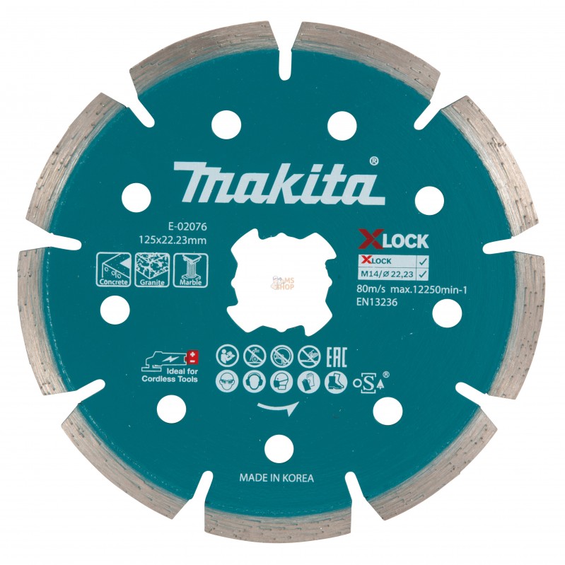 E-02076,DISQUE DIAMANT X- LOCK 125 | MAKITA