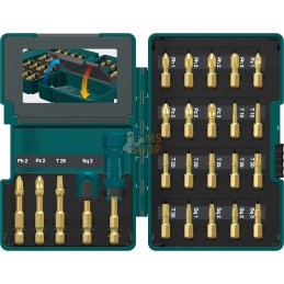 B-49915,COFFRET 26 PCS VISSAGE IMPACT GOLD | MAKITA