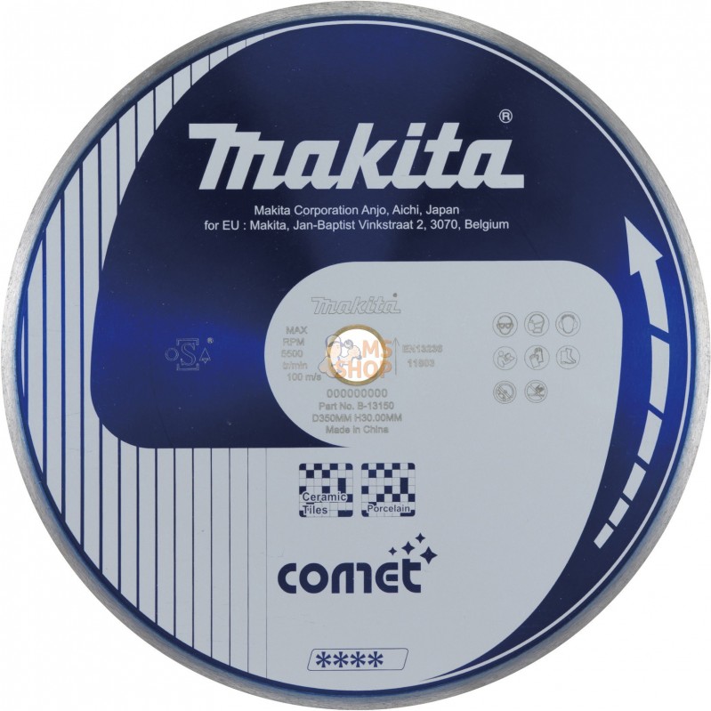 B-13138,D.DIAM COMET230 JANTE CONTINUE | MAKITA