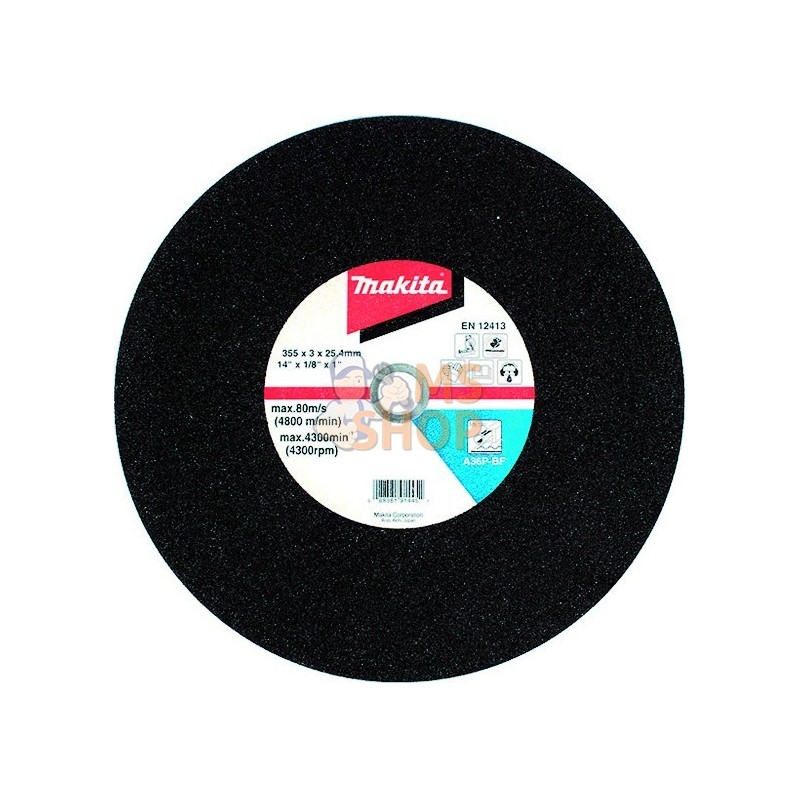 B-16891-5,DISQUES A TRONÇONNER METAL 355X3 A30P 2G (5 PCS) | MAKITA