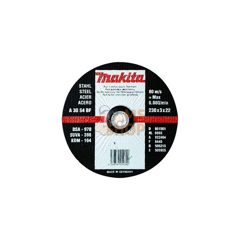 A-85307,DISC TRONC MET 115X2.5 A30R 2G | MAKITA