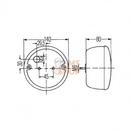 2SE001686142; HELLA; Feu arrière Hella; pièce detachée