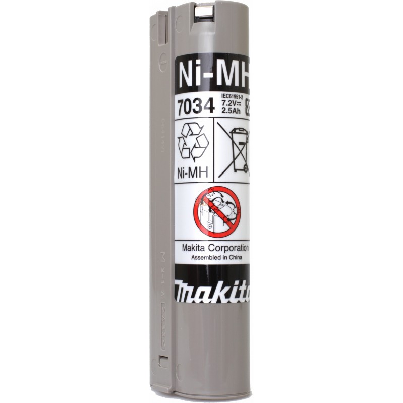 193888-6,BATTERIE 7034 7,2V 2,5Ah Ni-Mh | MAKITA