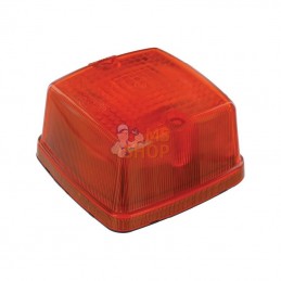 2BA003014111; HELLA; Clignotant carré orange 12V; pièce detachée