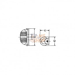 2BA001227211; HELLA; Feu clignotant Hella; pièce detachée