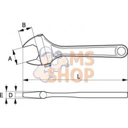 001021;IRIMO;Clé à molette à usage industriel;pièce détachée