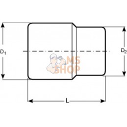 BE504901;BAHCO;Adaptateur 1/2" pour embouts 10mm;pièce détachée