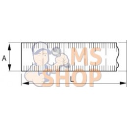 980-5W-1;IRIMO;Mètre ruban pour mesures verticales, 5 m x 30 mm;pièce détachée