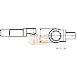 7314-2-41;IRIMO;Embouts polygonaux 14x18;pièce détachée