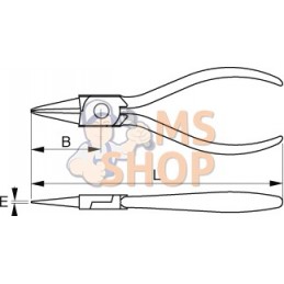 621581;IRIMO;Pince pour circlips intérieurs;pièce détachée