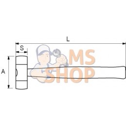 529161;IRIMO;Marteau à tête en nylon;pièce détachée