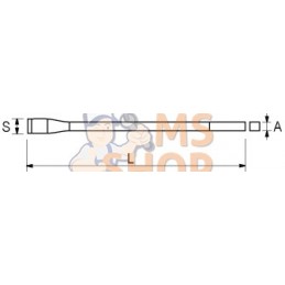 503-200-1;IRIMO;Burin d'électricien;pièce détachée