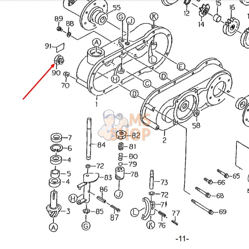 BOUCHON DE NIVEAU OREC SH61 - REFERENCE 83-1032-689-00