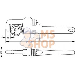 304-600-2;IRIMO;Clé en aluminium;pièce détachée