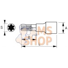 183-60-1;IRIMO;Douille tournevis pour vis TORX®;pièce détachée