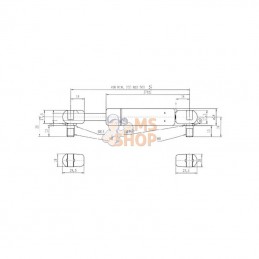 CA167703; STABILUS; Vérin à gaz L500-250N; pièce detachée