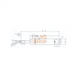 CA5359HZ; STABILUS; Vérin à gaz L265-500N; pièce detachée