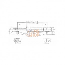 CA066281; STABILUS; Vérin à gaz L500-300N; pièce detachée