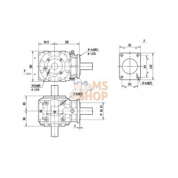 310702; COMER; Transmission T-310A ; pièce detachée