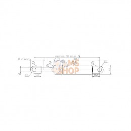 CA049670; STABILUS; Vérin à gaz L600-150N; pièce detachée