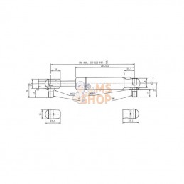 CA083763; STABILUS; Vérin à gaz L485-500N; pièce detachée