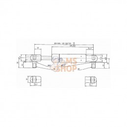 CA510599; STABILUS; Vérin à gaz L325-350N; pièce detachée