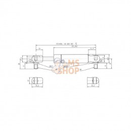 CA083534; STABILUS; Vérin à gaz L365-400N; pièce detachée