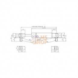 CA094668; STABILUS; Vérin à gaz L585-350N; pièce detachée