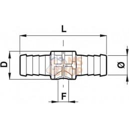 Embout double 13 mm | ARAG Embout double 13 mm | ARAGPR#609124