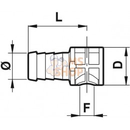 Embout simple 13 mm | ARAG Embout simple 13 mm | ARAGPR#609123