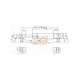 CA083585; STABILUS; Vérin à gaz L405-200N; pièce detachée