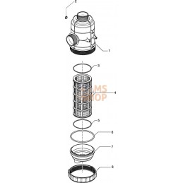 Filtre d'asp. 3" 400-800 l/min | ARAG Filtre d'asp. 3" 400-800 l/min | ARAGPR#608999